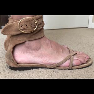 Chie Mihara ankle wrap flat sandal 38